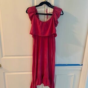 Anthropologie "Daily Practice" Washed midi dress- Small